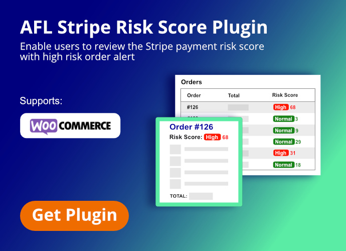 Get the AFL Stripe Risk Score Plugin