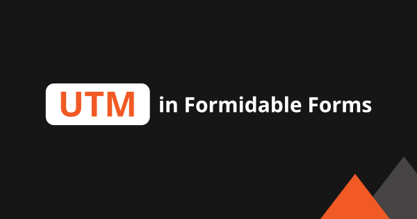 Capture UTM parameters in Formidable Forms hidden fields